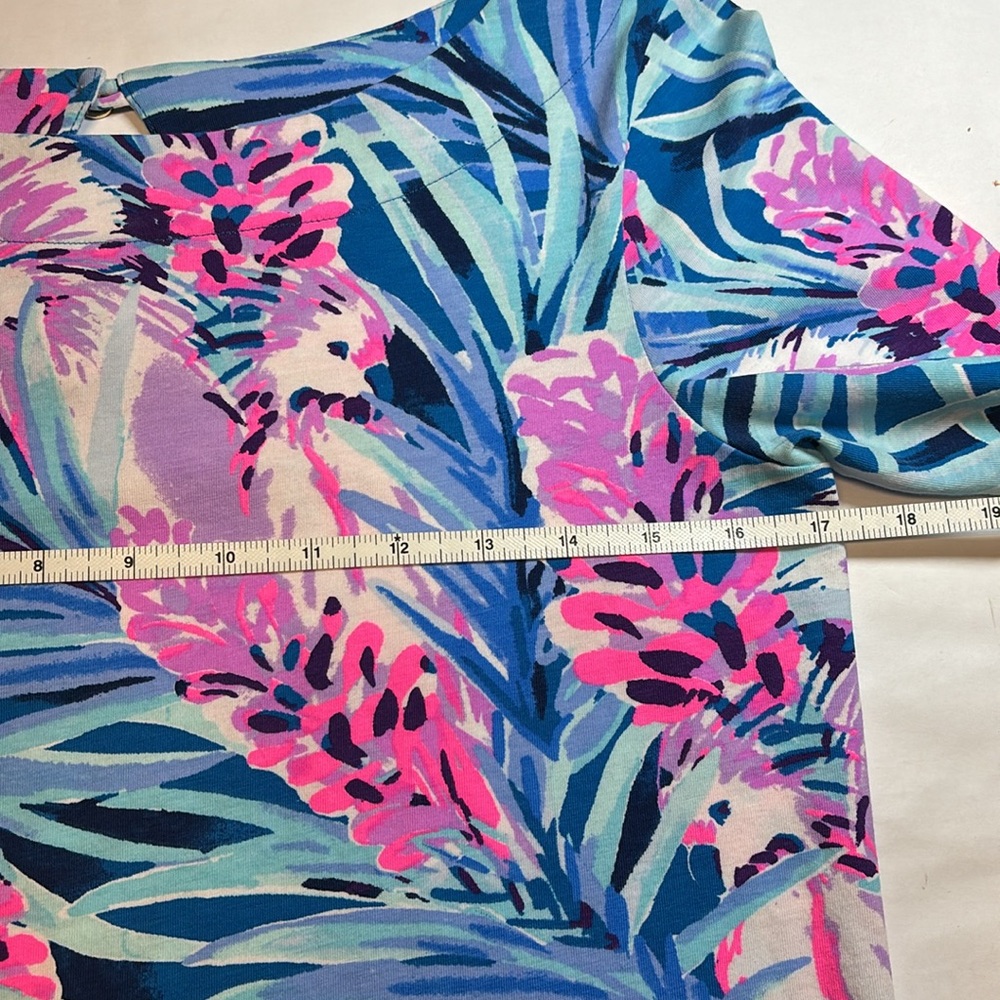 Lilly Pulitzer Waverly Top in Mr Peacock B Tweethearts Print Size S - Picture 15 of 16